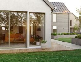 Alufold sliding door green