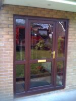 Rosewood front door